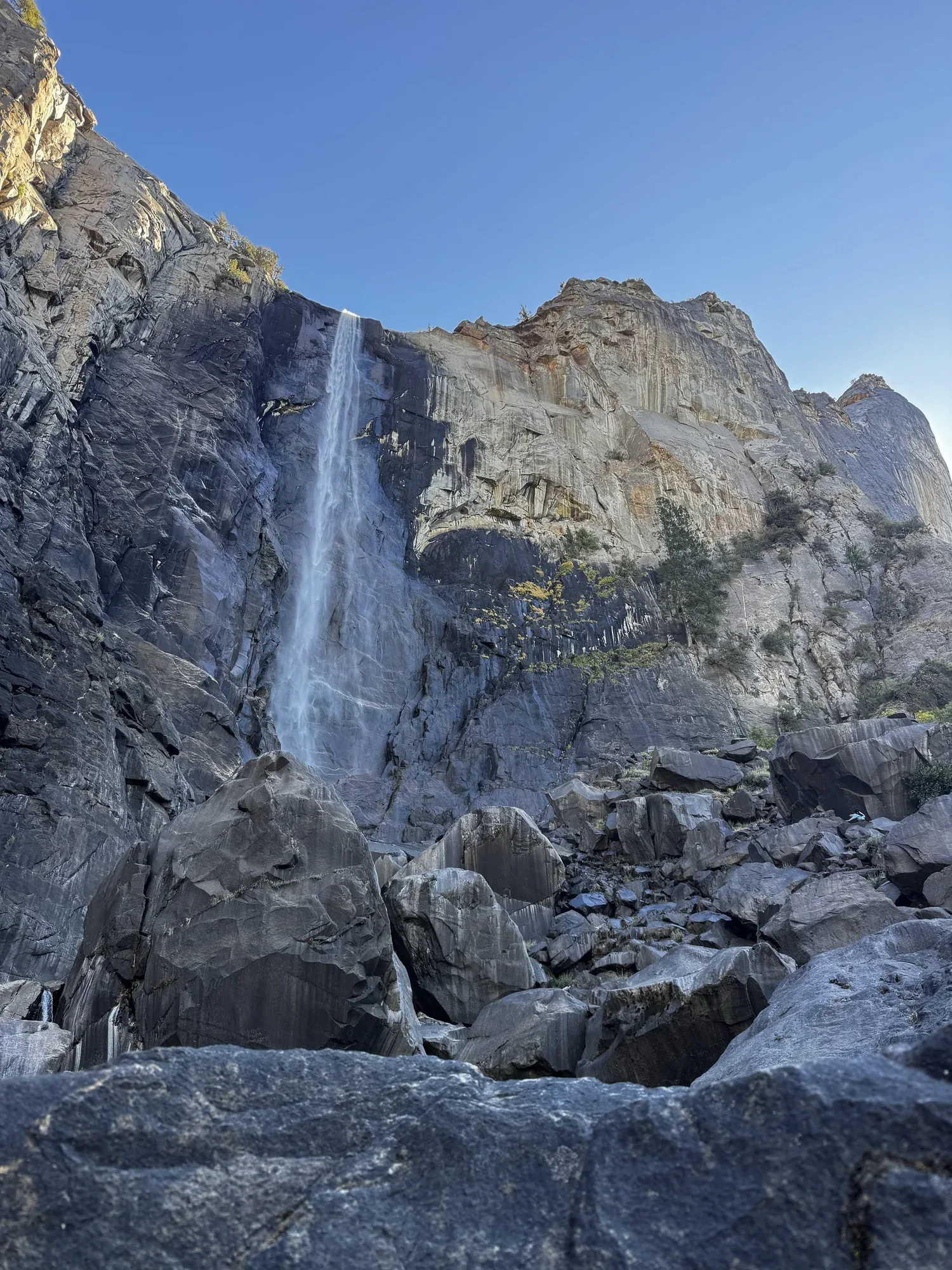 Boulders leading to Bridalveil Falls, Yosemite National Park
