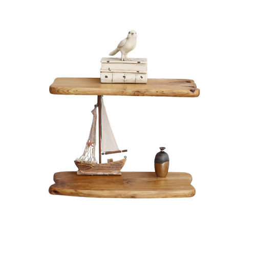 Wooden Floating Shelves, selected for Wildernest Yosemite's Bathrooms/Towels/Toiletries