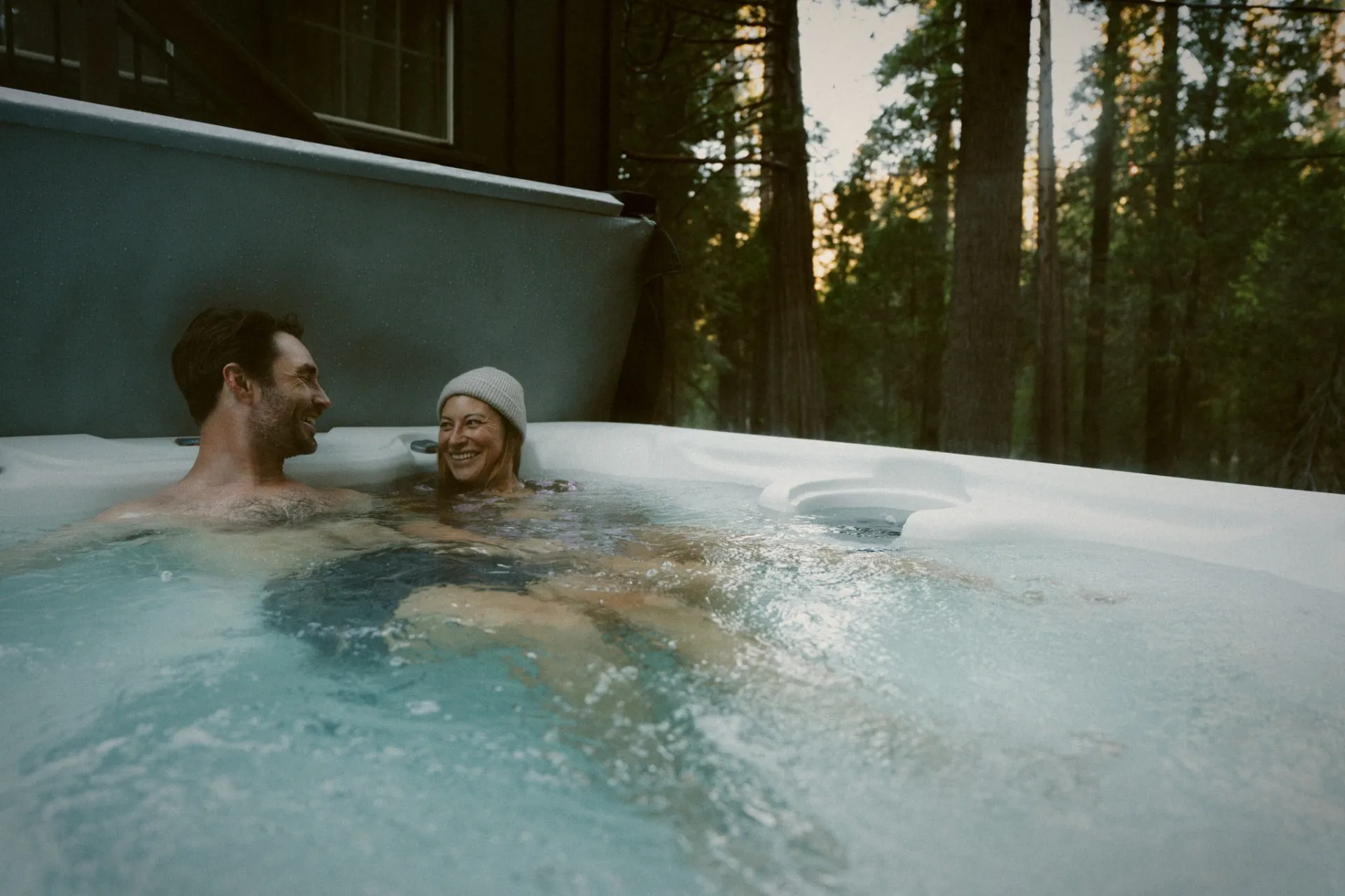 The forest hot tub at The Wildernest Yosemite