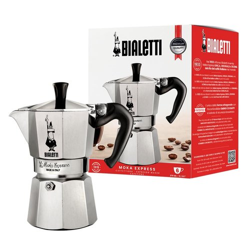 Moka Pot (6 cups), selected for Wildernest Yosemite's Kitchen