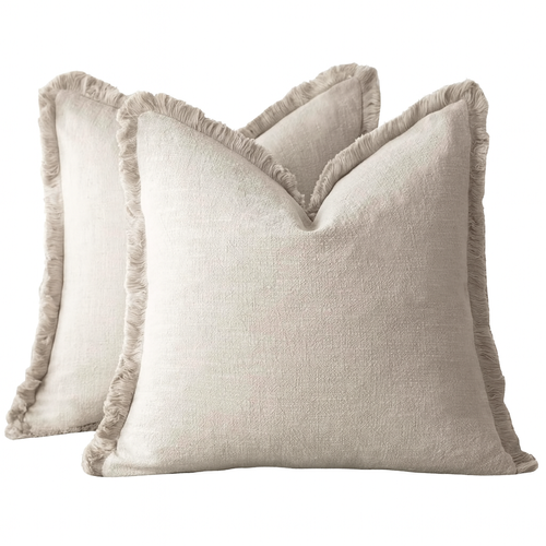 24x24 Throw Pillows, Beige, selected for Wildernest Yosemite's Living Room