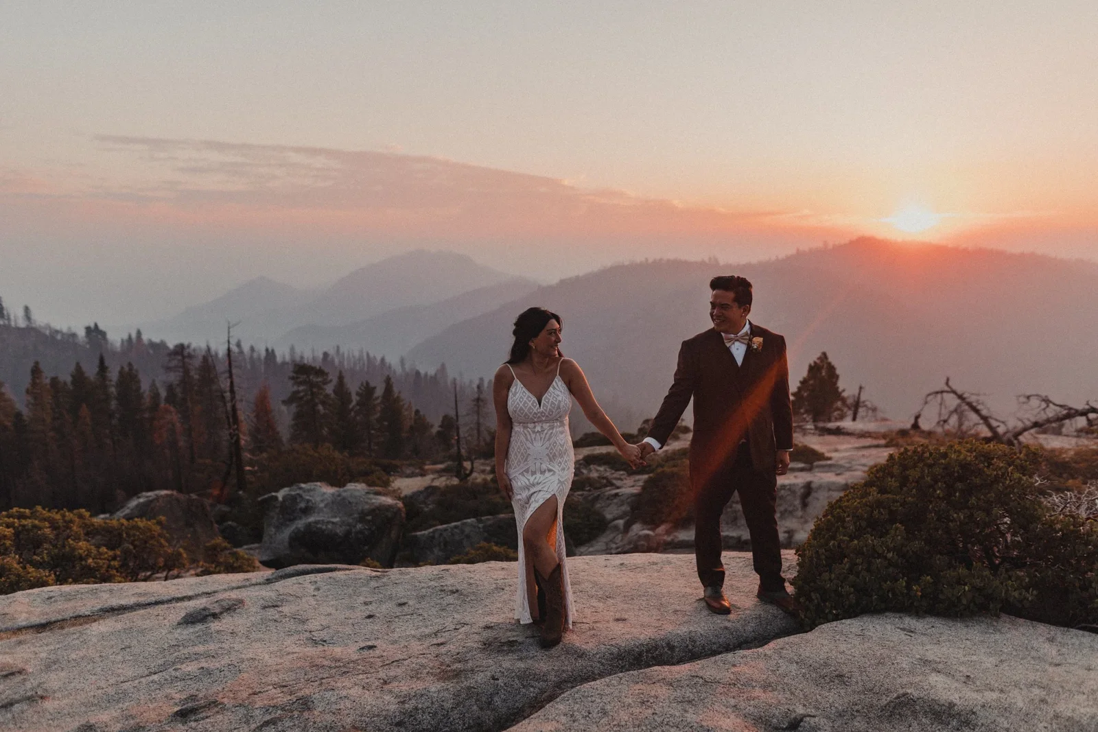 Ellie and Drew together outdoors