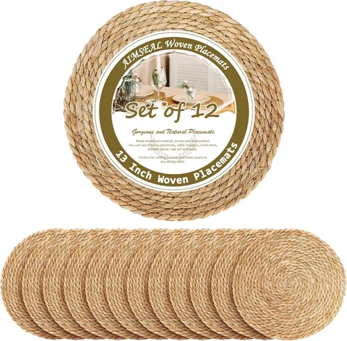 Jute Woven Placemats, selected for Wildernest Yosemite's Dining Room