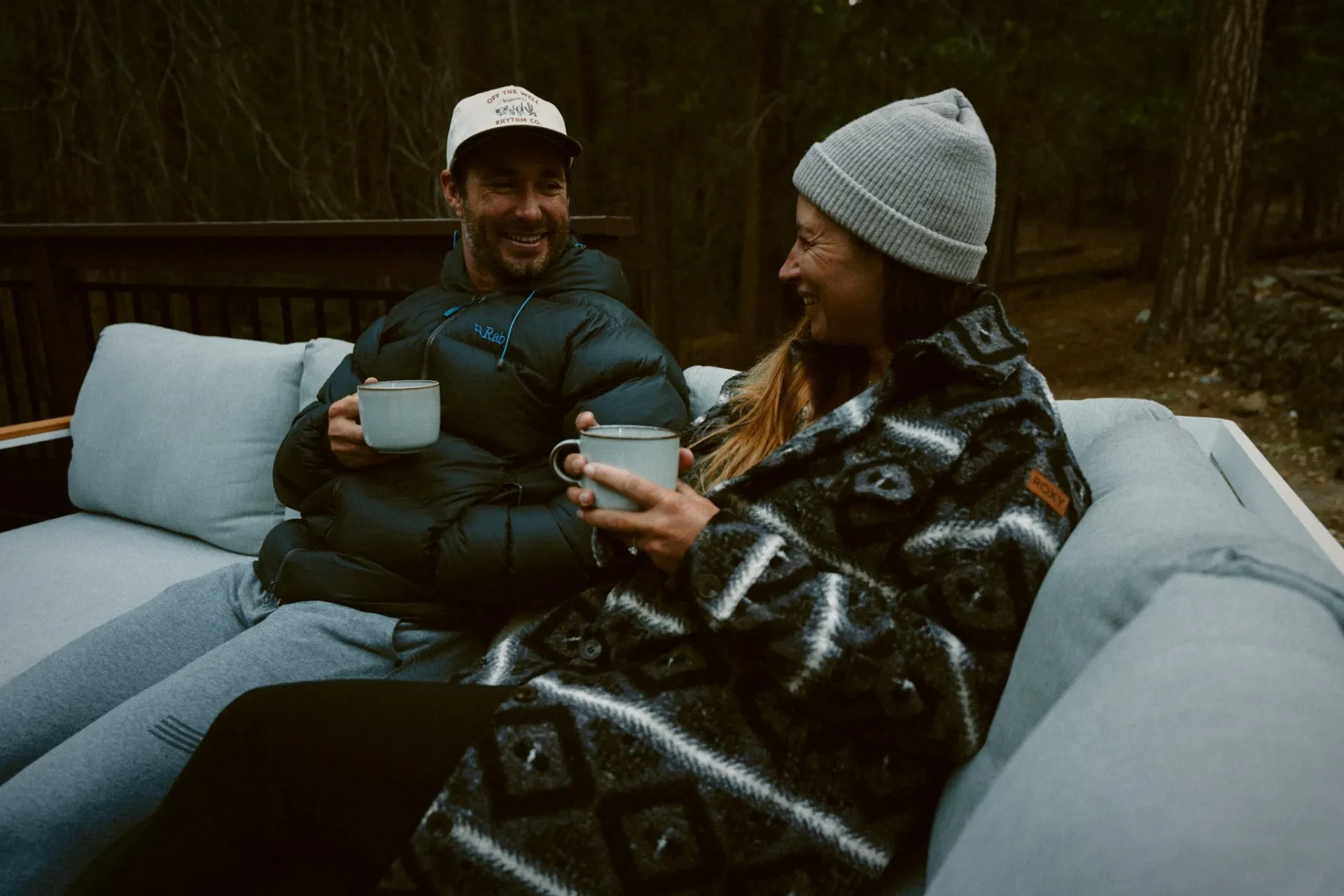 Evenings on the deck at The Wildernest Yosemite in Wawona