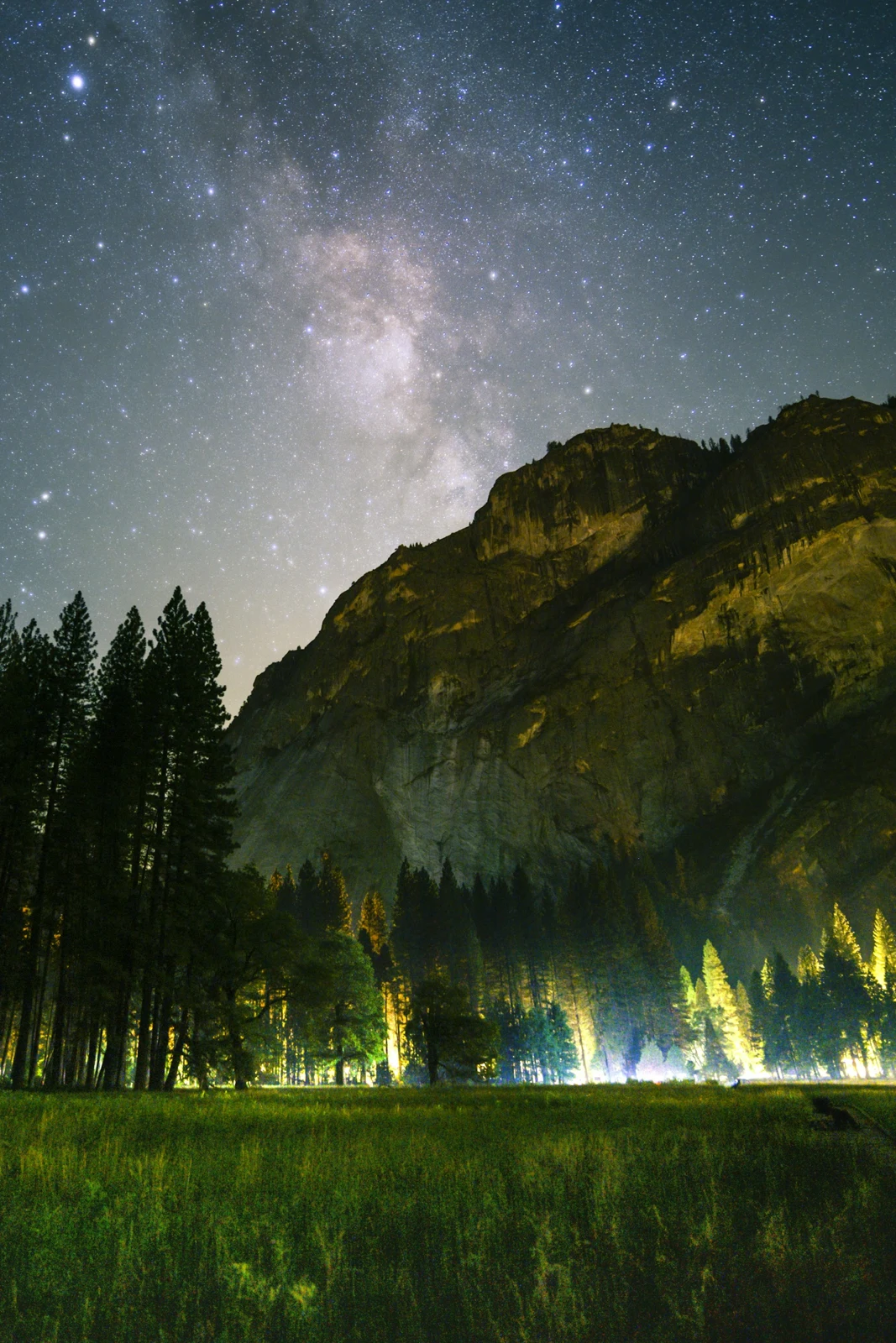 Stars over a Yosemite Valley meadow. Photo: Ken Cheung / Unsplash